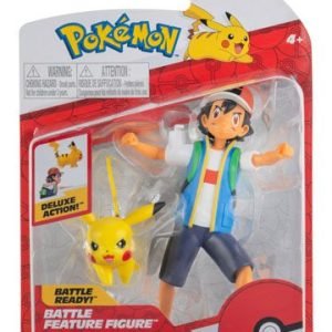 Pack 2 figurines Battle : Sacha & Pikachu 11cm