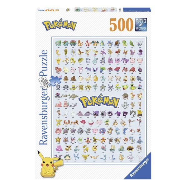 Puzzle Pokédex 1ère génération (500 pièces)
