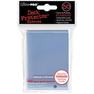 Sleeves standards transparentes (50 pièces)