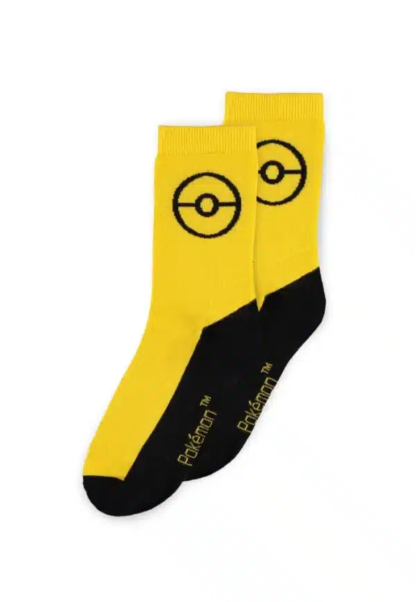 Pack de 2 paires de chaussettes Pikachu & Pokéball – Image 2