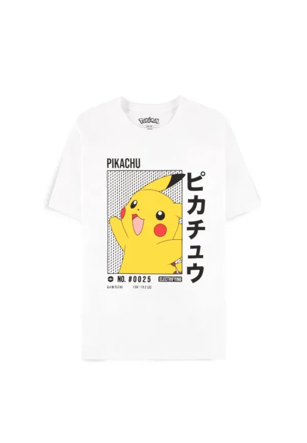 Tee-shirt Pikachu Japanese Writtings