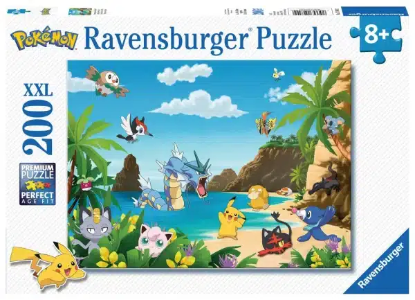 Puzzle Pokémon attrapez-les tous (200 pièces)