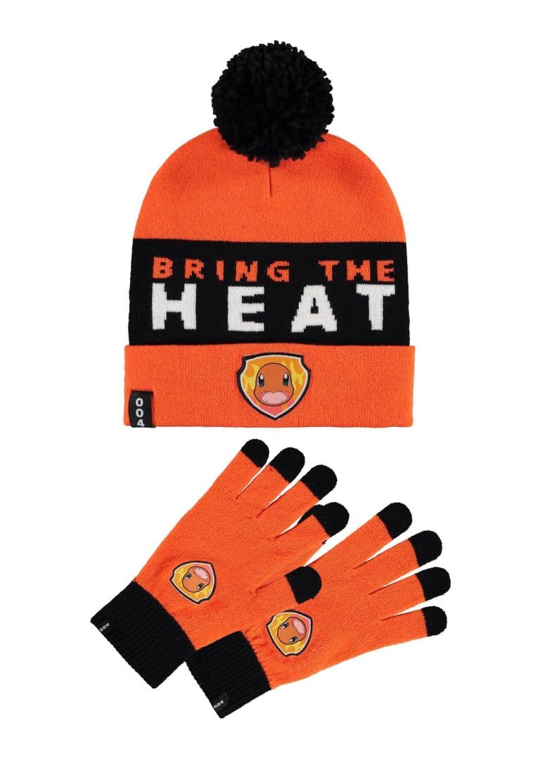 Set bonnet & gants Salamèche