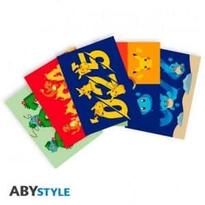 Lot de 5 cartes postales starters 1ère génération