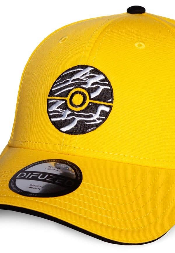 Casquette jaune Pokéball – Image 2