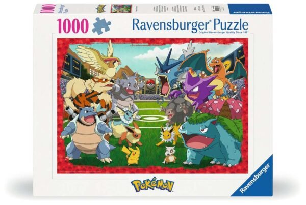 Puzzle l'affrontement Pokémon (1000 pièces)