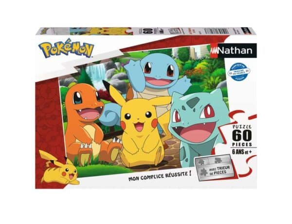 Puzzle les Pokémon au parc (60 pièces)