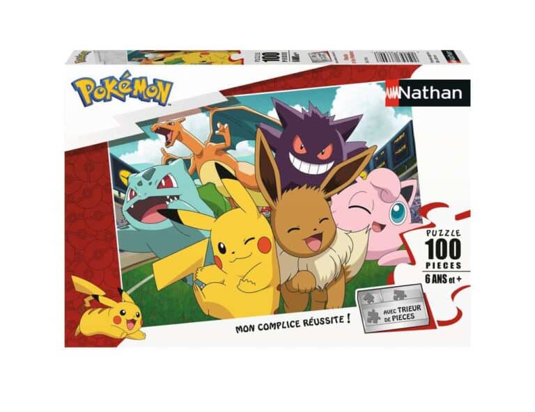 Puzzle Pikachu et les Pokémon (100 pièces)