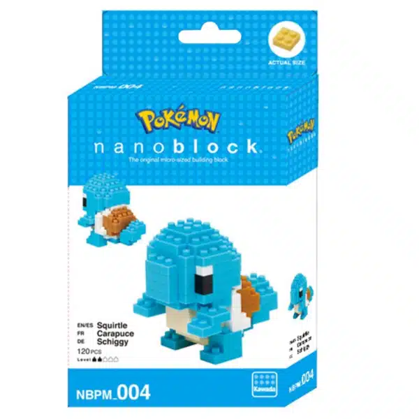 Figurine Nanoblock Carapuce (10 cm) – Image 2