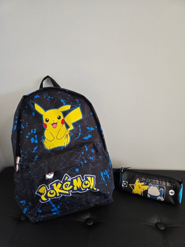 Pack rentrée Pikachu (noir & bleu)
