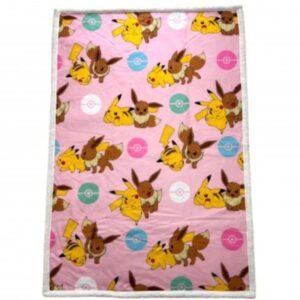 Plaid Pikachu & Evoli 100 x 150 cm