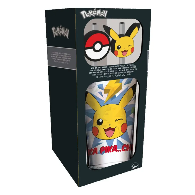 Verre Pikachu avec paille 485 ml