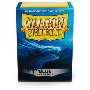 Sleeves standards bleues classiques - Dragon Shields (100 pièces)