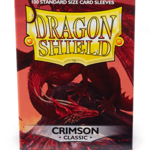 Sleeves standards rouges classiques - Dragon Shields (100 pièces)