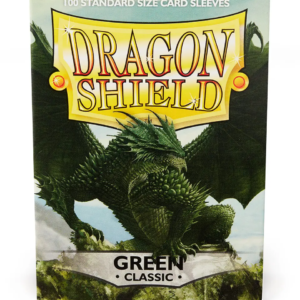 Sleeves standards vertes classiques - Dragon Shields (100 pièces)