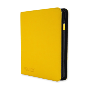 COTE BINDER ZIPPE VAULTX JAUNE_480 CARTES_12 CASES_LE REPAIRE DE LEXIE