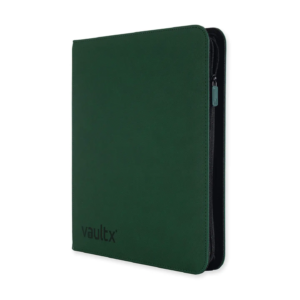 COTE BINDER ZIPPE VAULTX VERT FORET_480 CARTES_12 CASES_LE REPAIRE DE LEXIE