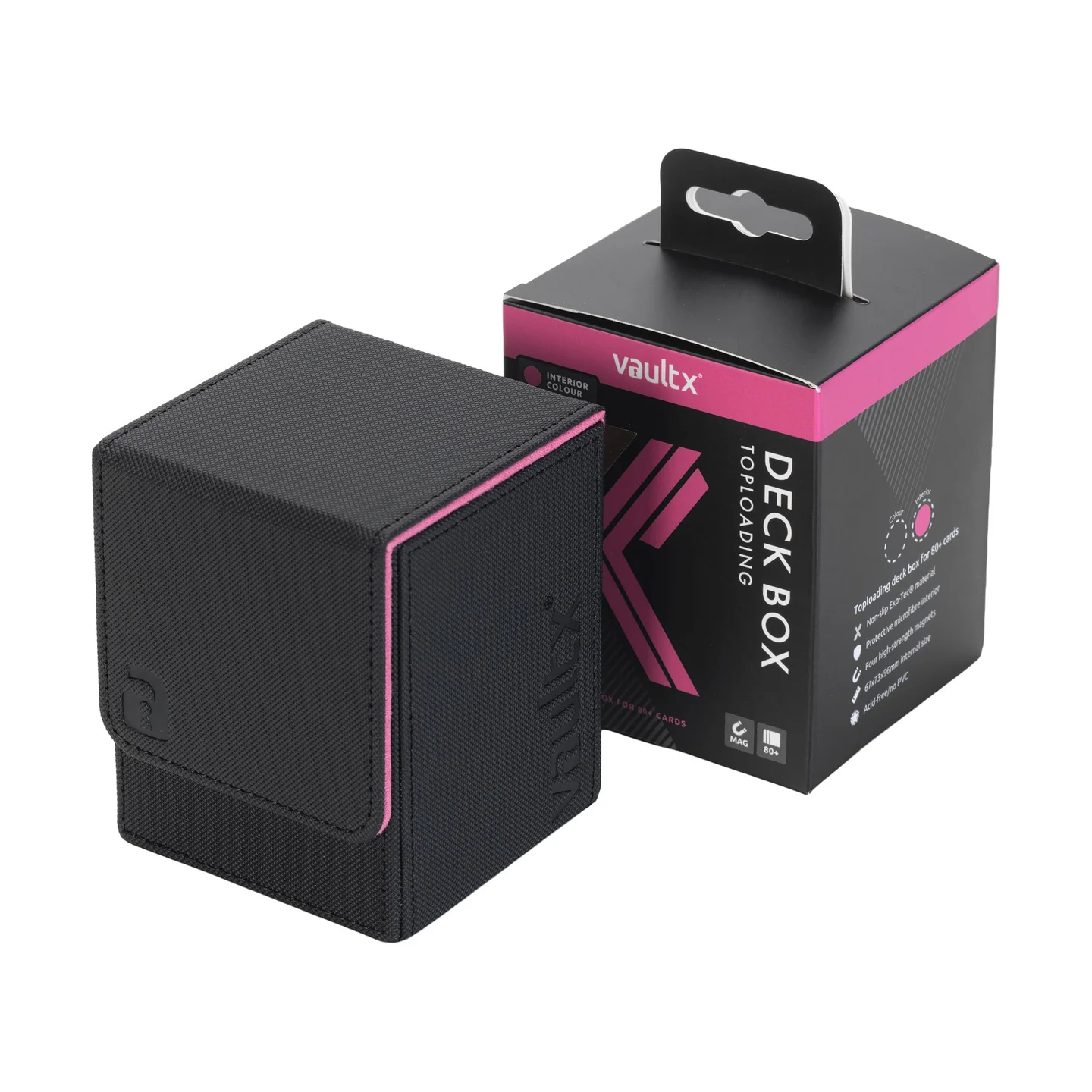 Deck Box Vaultx noir & rose