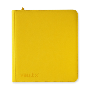Binder zippé Vault X jaune - 480 cartes