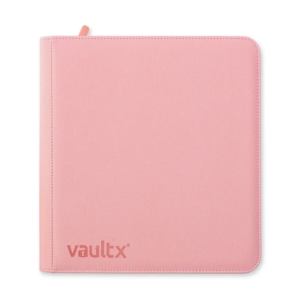 Binder zippé Vault X rose pâle - 480 cartes