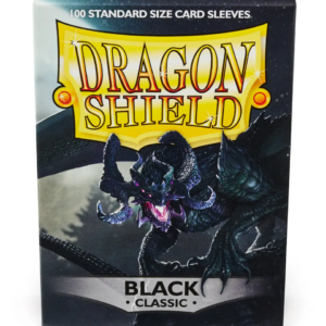 Sleeves standards noires classiques - Dragon Shields (100 pièces)