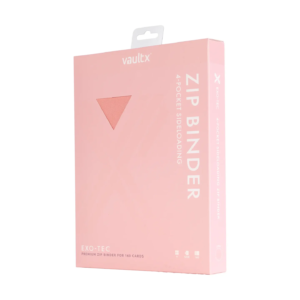 PACKAGING BINDER A ZIP VAULTX ROSE PALE_160 CARTES_LE REPAIRE DE LEXIE